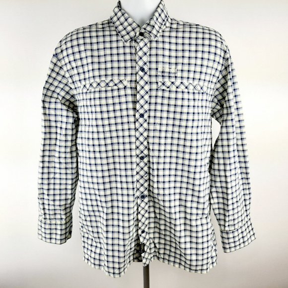 Cabela's Guide Gear Men's Button-down Long-sleeve Shirt Size L Multicolor - Picture 1 of 8
